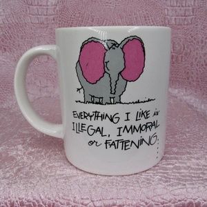 "Everything I like" mug, mug